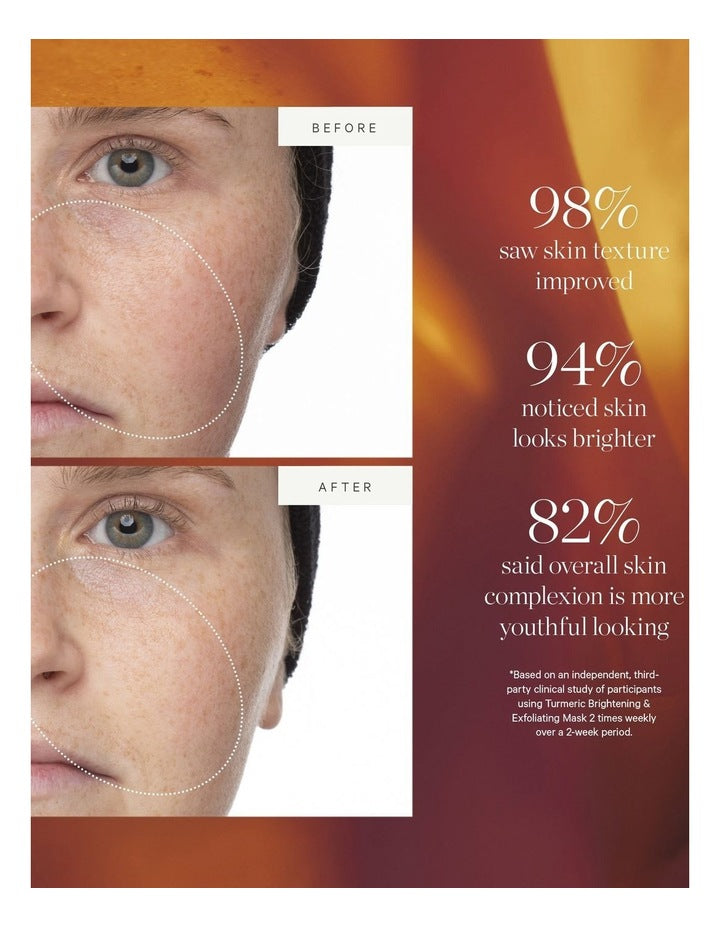 Turmeric Brightening and Exfoliating + Mask 30ml