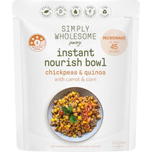Simply Wholesome Pantry Instant Nourish Bowl Chickpeas & Quinoa 220g