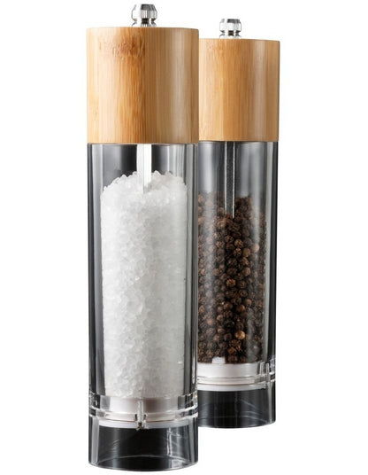 Salt & Pepper Mill Set in Bamboo/Acrylic