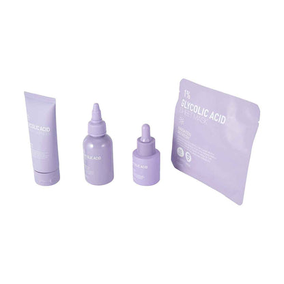 4 Piece Brighten and Refresh Set - Glycolic Acid