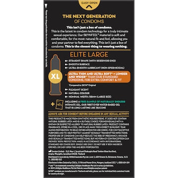 SKYN Elite Large Non-Latex Condoms 10 pack