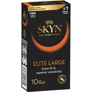 SKYN Elite Large Non-Latex Condoms 10 pack