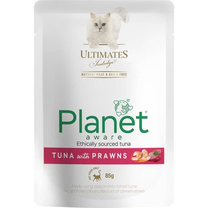 Ultimates Indulge Planet Aware Tuna With Prawns Cat Food 85g