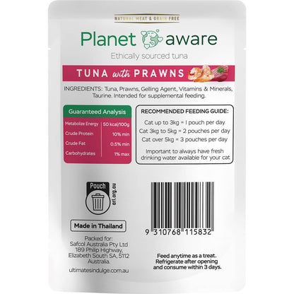 Ultimates Indulge Planet Aware Tuna With Prawns Cat Food 85g