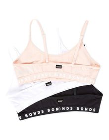 Hipster Scoop Crop 3 Pack (Sizes 8-16) in Multi