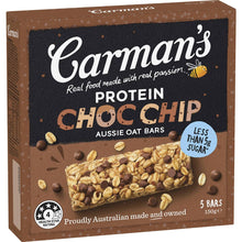 Carman's Protein Oat Bars Choc Chip 5 pack