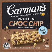 Carman's Protein Oat Bars Choc Chip 5 pack