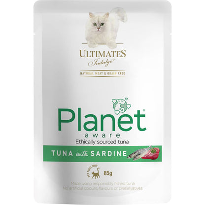 Ultimates Indulge Planet Aware Tuna With Sardine Cat Food 85g