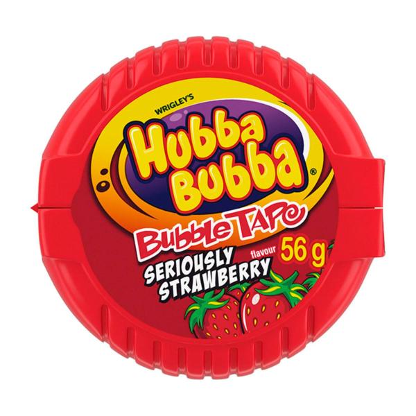 HUBBA BUBBA SERIOUSLY STRAWBERRY BUBBLE GUM 180CM