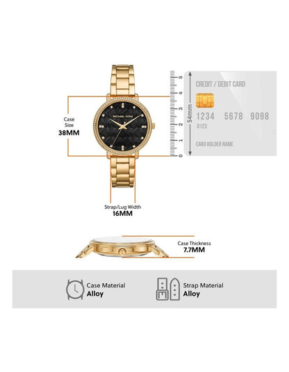 Pyper Analogue Watch in Gold