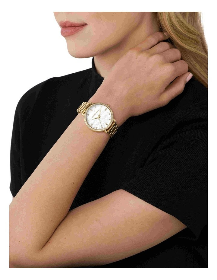 Pyper MK4666 Analogue Watch in Gold