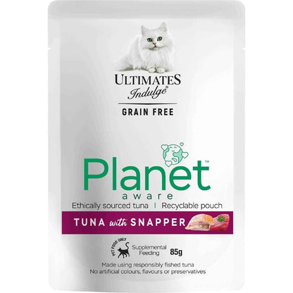 Ultimates Indulge Planet Aware Tuna With Snapper Wet Cat Food 85g