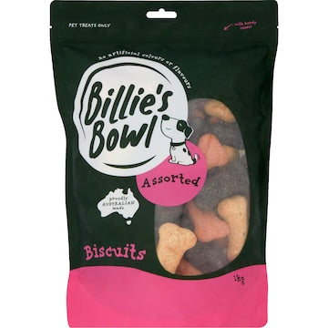 Billie's Bowl Biscuits Dog Treats Assorted Flavours 1kg