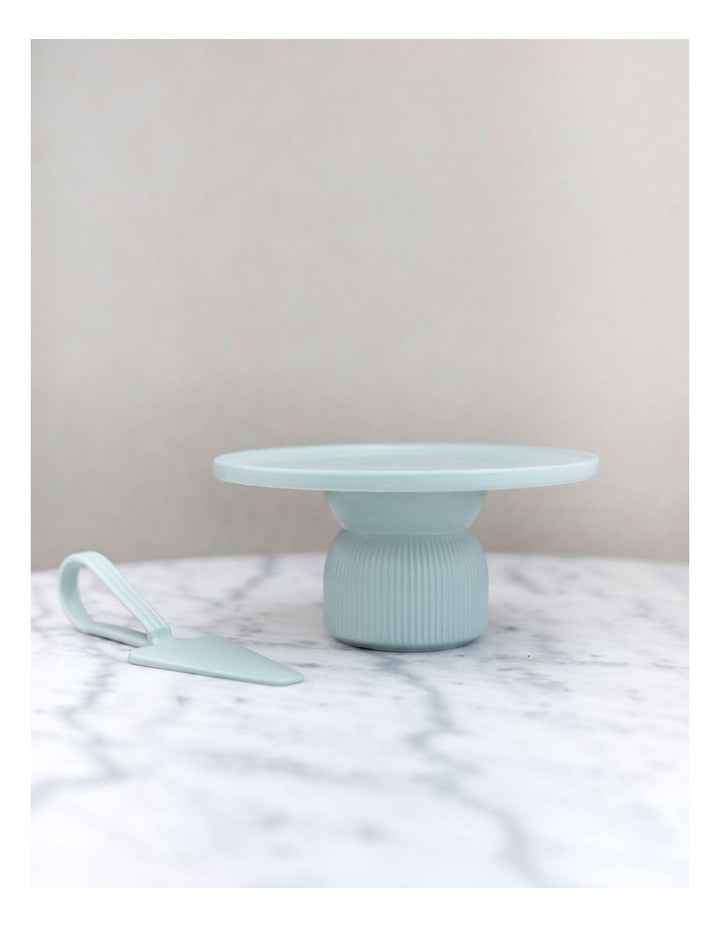 Dessert Story Cake Stand 28x13cm in Pale Eucalypt