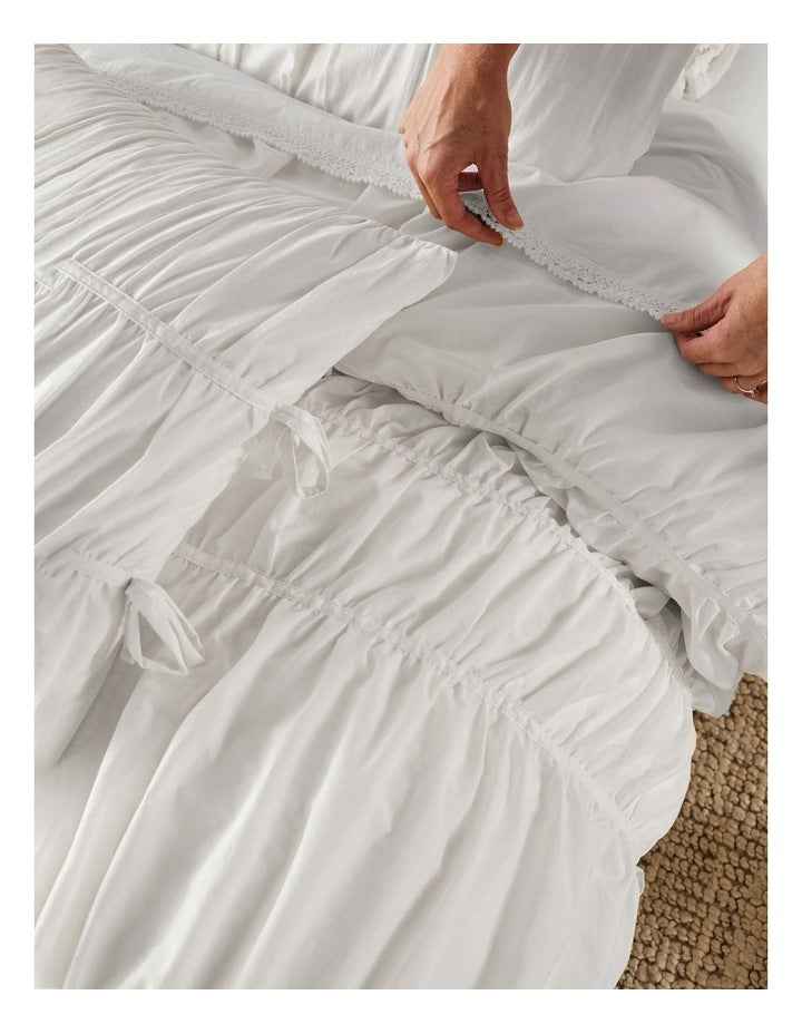 Layla Cushion in White