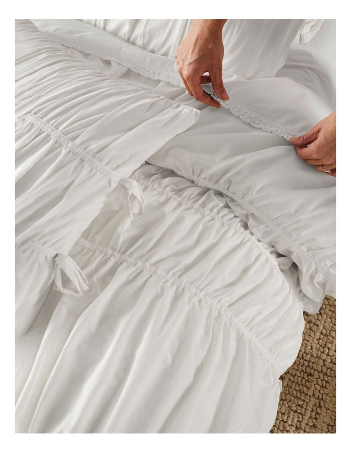Layla Cushion in White