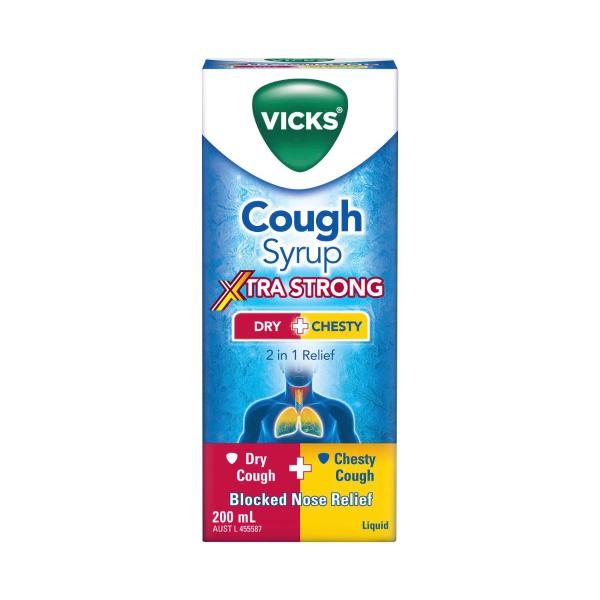 VICKS XTRA STRONG SYRUP 200ML