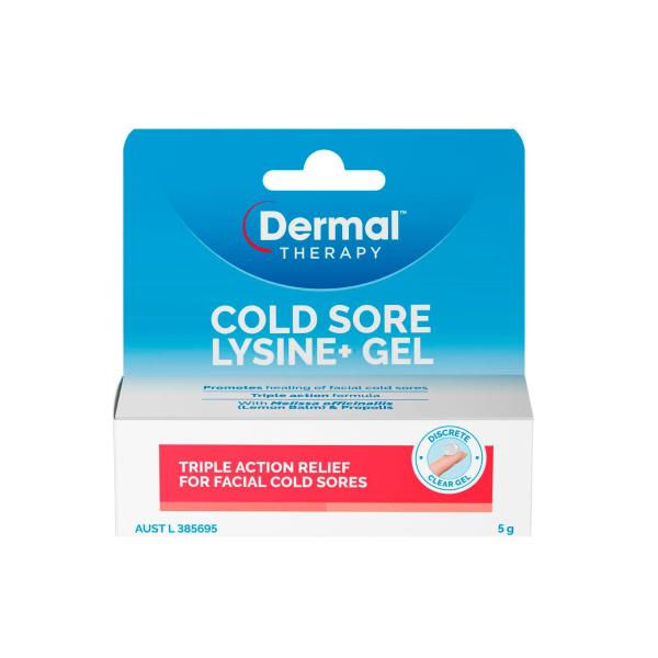 DERMAL THERAPY COLD SORE LYSINE+ GEL 5G