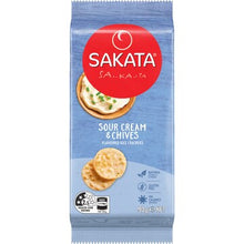 Sakata Rice Crackers Sour Cream & Chives Snack 90g