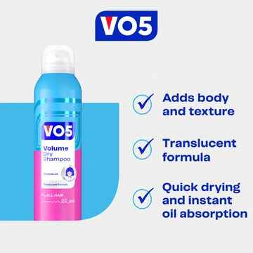 Vo5 Plump Me Up Dry Shampoo 250mL