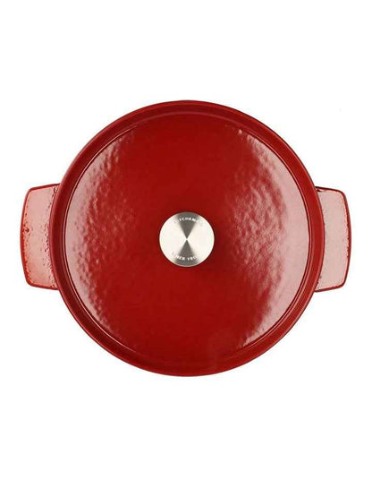 Covered Casserole 26cm/5.2L in Empire Red