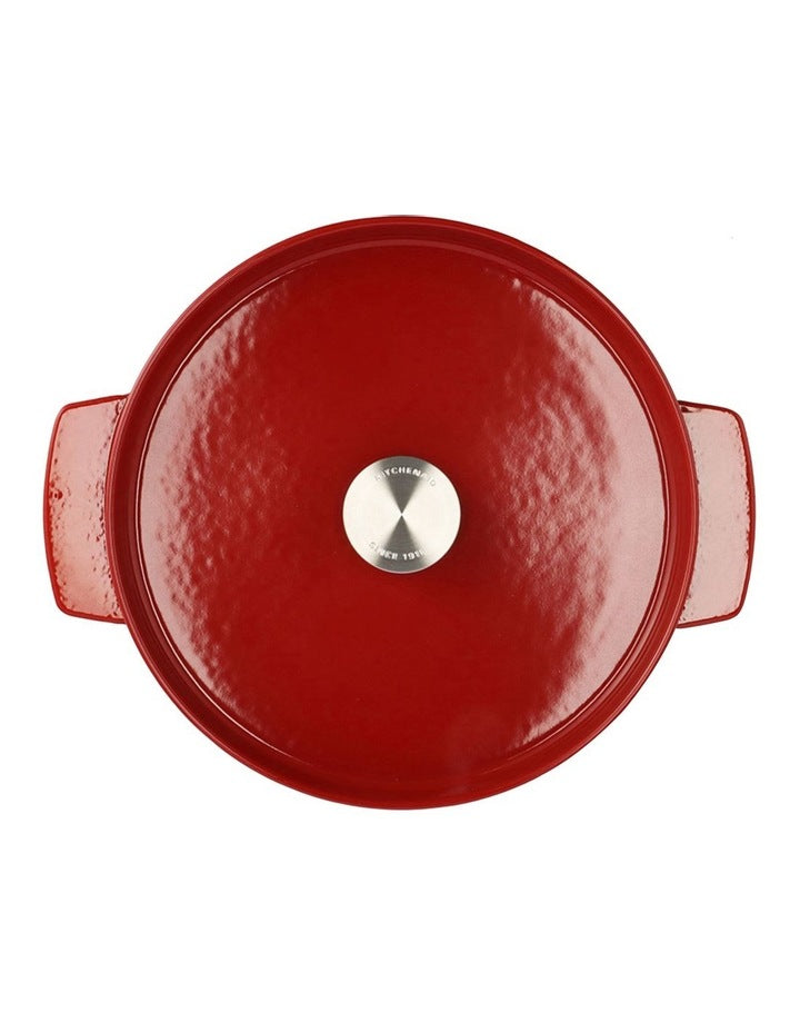 Covered Casserole 26cm/5.2L in Empire Red