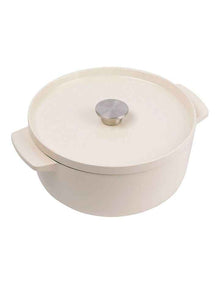 Covered Casserole 26cm/5.2L in Almond Cream