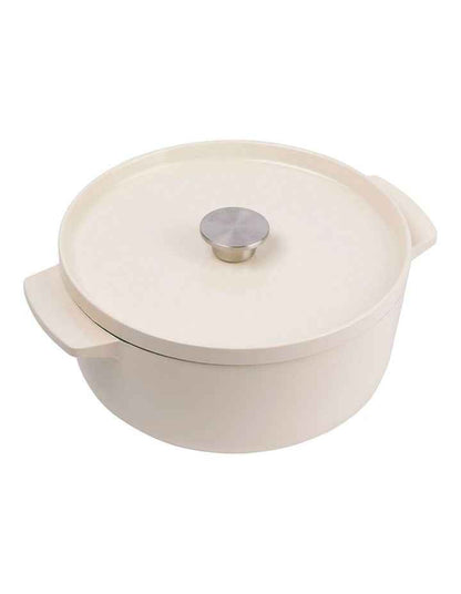 Covered Casserole 26cm/5.2L in Almond Cream