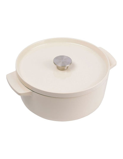 Covered Casserole 26cm/5.2L in Almond Cream