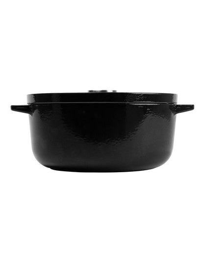 Covered Casserole 26cm/5.2L in Onyx Black