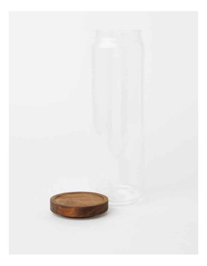 Storage Jar with Acacia Lid 1550ml in Bamboo/Glass