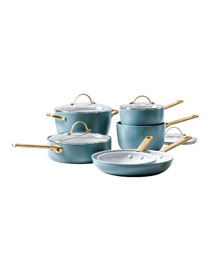 Padova Cookware 6 Piece Set in Smokey Blue