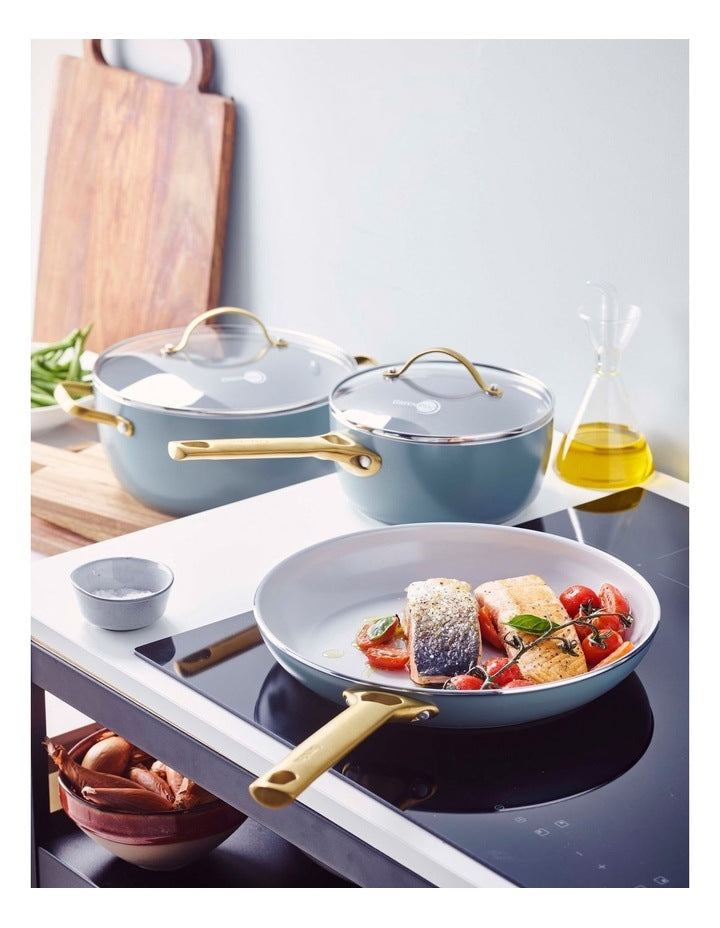 Padova Cookware 6 Piece Set in Smokey Blue