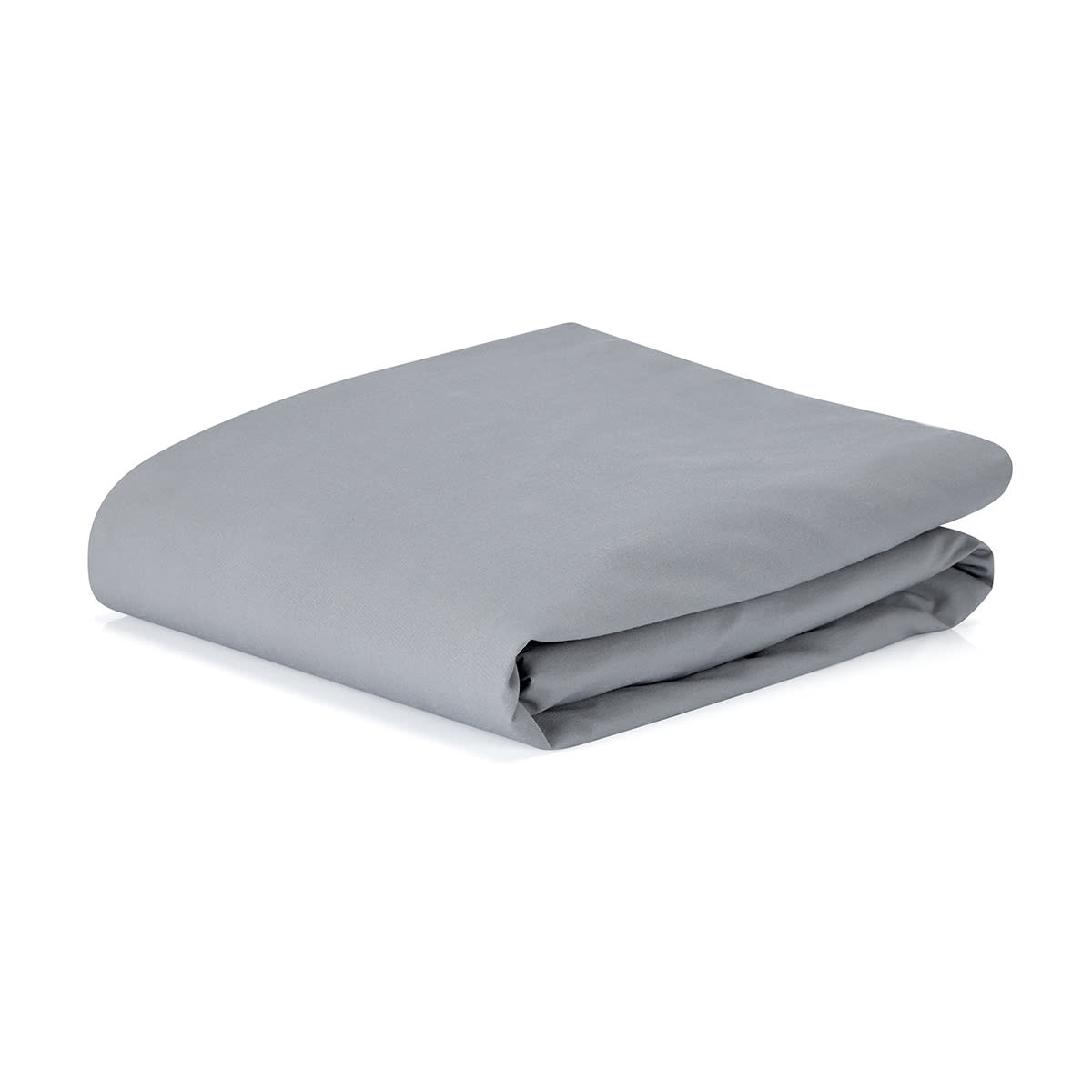 250 Thread Count Cotton Rich Fitted Sheet - Queen Bed, Grey