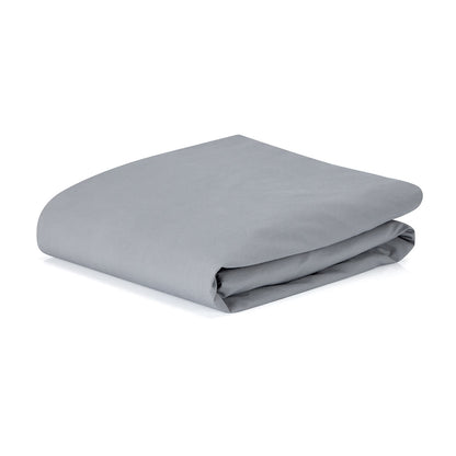 250 Thread Count Cotton Rich Fitted Sheet - Queen Bed, Grey