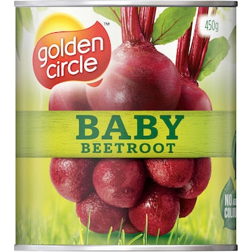 Golden Circle Canned Vegetables Baby Beetroot Cans 450g