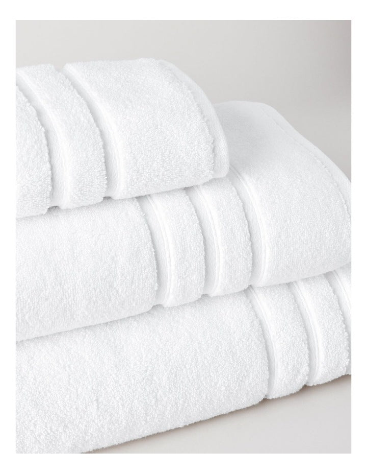 Super Plush Cotton Towels in White