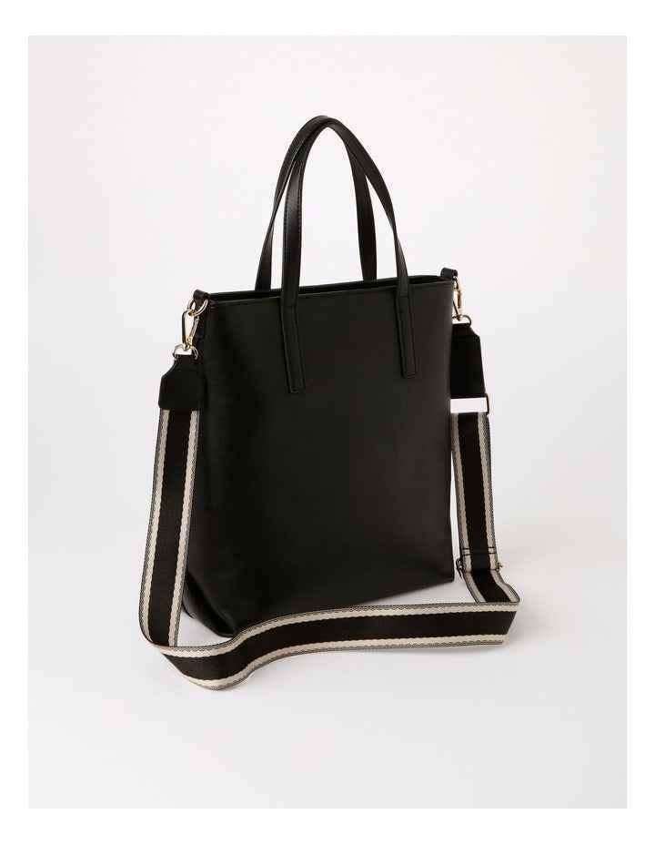 Yvonne Black Tote in Black