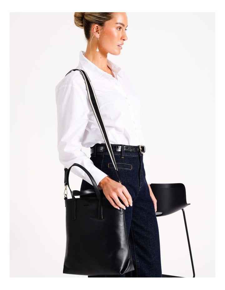 Yvonne Black Tote in Black