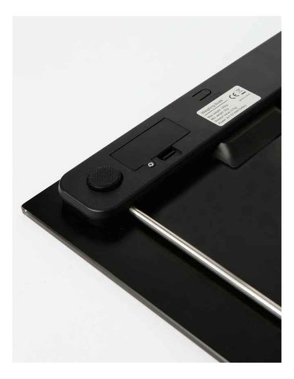 Digital Bathroom Scale in Silver Glass