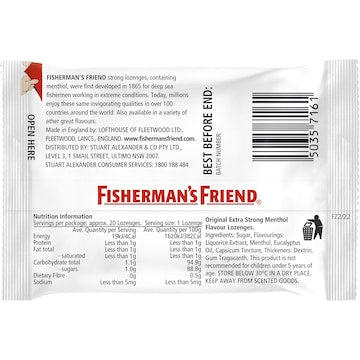 Fisherman's Friend Mints Extra Strong 25g
