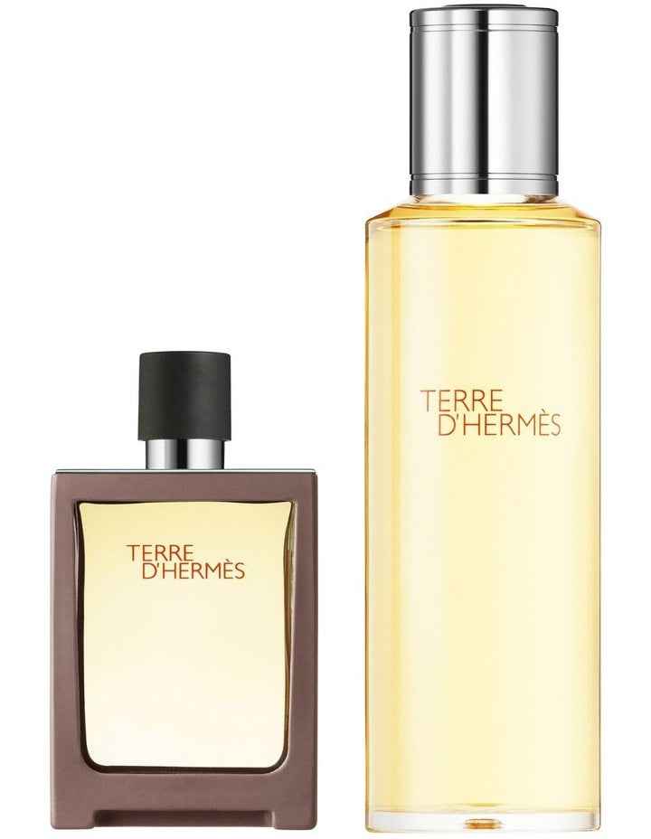 Terre d'Herm&#232;s Eau de Toilette Travel Spray 30ml and Refill 125ml