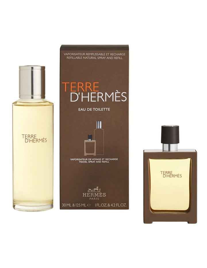 Terre d'Herm&#232;s Eau de Toilette Travel Spray 30ml and Refill 125ml