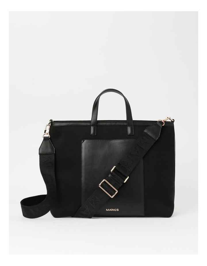 Capri Top Handle Tote in Black