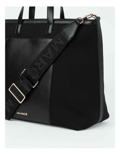 Capri Top Handle Tote in Black