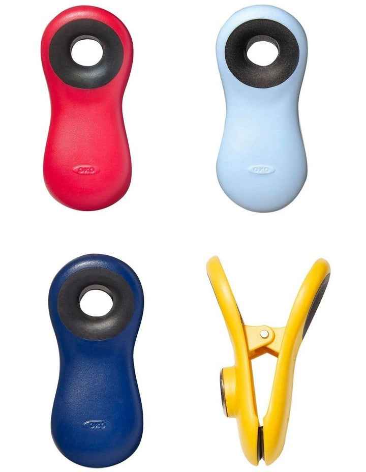 Magnetic All-Purpose Clips 4 Pack in Multi