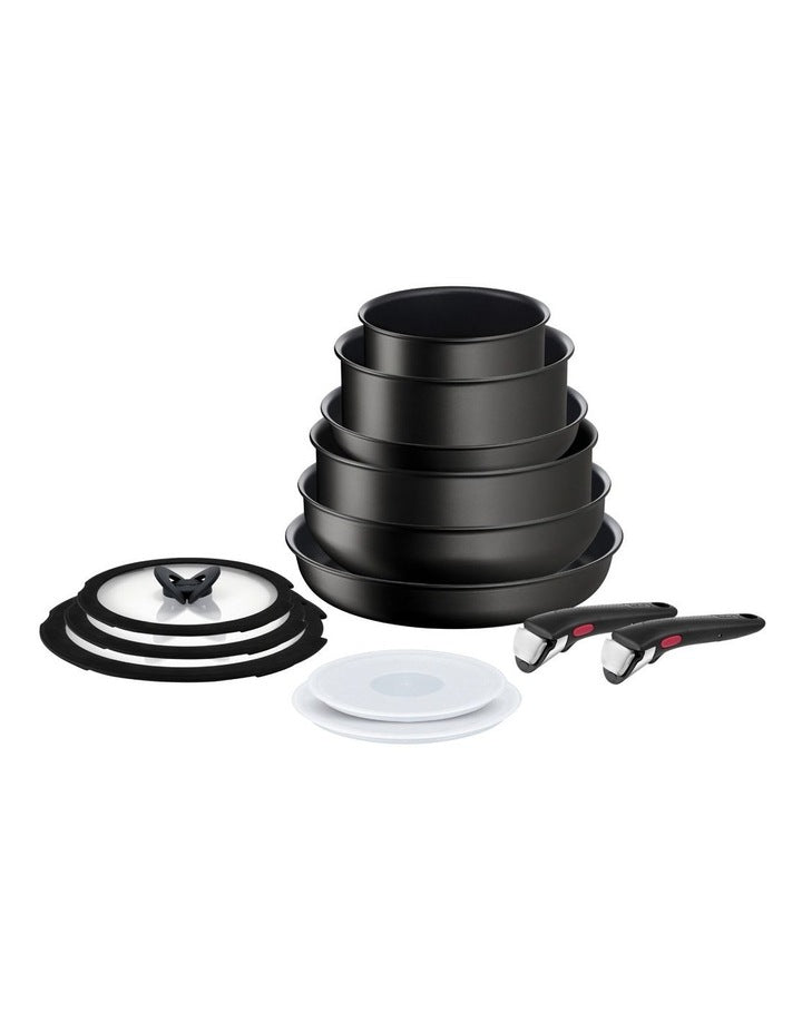 Ingenio Unlimited Induction Non-stick 13 Piece Set in Black