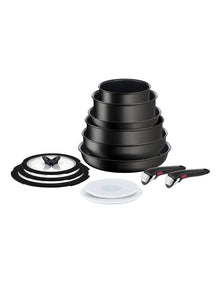 Ingenio Unlimited Induction Non-stick 13 Piece Set in Black