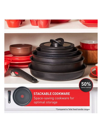 Ingenio Unlimited Induction Non-stick 13 Piece Set in Black