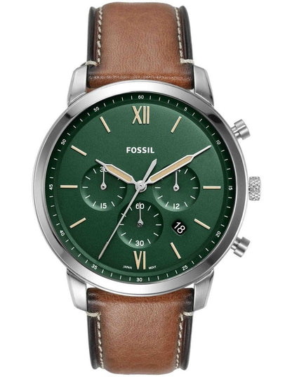 Neutra Chronograph Watch in Green/Brown
